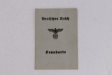 Nazi Woman's Kennkarte w/ID Photo
