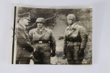 Hitler/Paratrooper Officers Press Photo