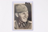 WWII Nazi Propaganda Postcard-SS Officer