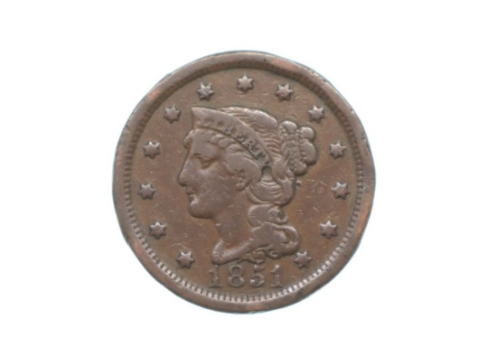 1851 Large Cent