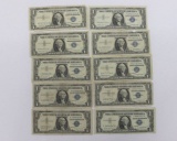 (10) Series 1957 Silver Certificates