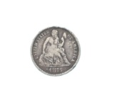 1875 Liberty Seated Dime