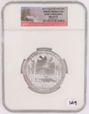 2013 5 oz. Silver Coin NGC MS69 PL - White Mtn