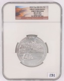 2014 5 oz. Silver Coin NGC MS69DPL Grt Sand Dunes