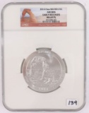 2014 5 oz. Silver Coin NGC MS69 - Arches NP