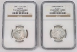 2008-S NGC Silver Quarters: Hawaii & Alaska