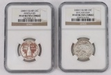 2008-S NGC Silver Quarters: Maryland & So. Carol.