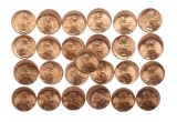 Group (25) Lincoln Cent Errors-Off Center