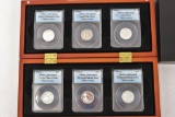2009 DC & Territorial Silver Quarter Set - ANACS