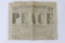 WWI Treaty of Versailles Extra Edition Newspaper