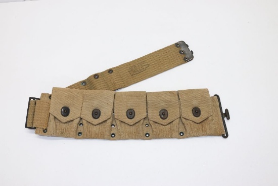 WWI Cartridge Belt - missing left side