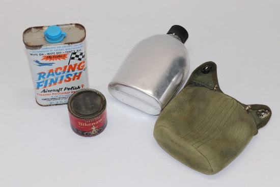 Vintage Tins & Japanese Made Canteen