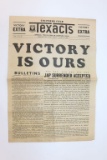 WWII Sheppard Field Victory Edition Paper