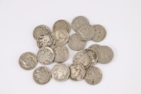 Lot of (20) Vintage Buffalo Nickels