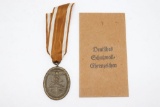 Nazi WWII Westwall Medal (with ribbon)