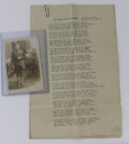 WWI Poem & Photo 