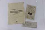 WWI 4th Liberty Loan Samples & Order Form