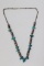 Navajo Silver & Turquoise Necklace