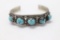 Native American Silver & Turquoise Cuff