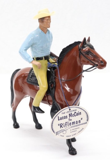 1950's Hartland "Rifleman" Figure w/Horse