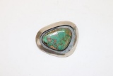 Exquisite Silver & Turquoise Broach
