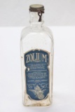 Zolium Undertaker's Embalming Fluid Bottle