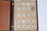 Complete U.S. Franklin Silver Half Dollar Set