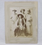 Late 1800's Photo-Indian Chief with Men