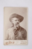 Rare! Buffalo Bill Cody Cabinet Card Photo