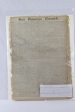 (1876) Original Sitting Bull Newspaper