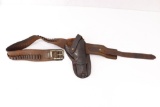 Antique Pistol Holder/Cartridge Belt Set