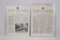 (2) WWII Prisoner of War Bulletins