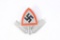 Nazi RAD Cap Badge (with prongs)