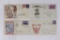 (4) WWII U.S Patriotic Postal Covers