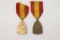 (2) WWI Belgian Comm. War Medals