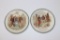 (2) French Colonial War Madagascar Plates