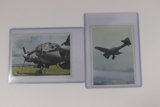 (2) Nazi Luftwaffe Propaganda Postcards
