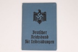 Nazi DRL Membership Book/Dues Book