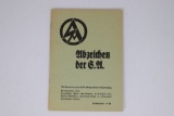 Nazi SA Insignia Advertising Booklet