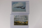 (2) Nazi Luftwaffe Propaganda Postcards