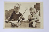 Nazi Children w/HJ Toy Drum & Wood Rifle