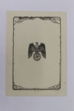 1937 Nazi Decorative/Special Telegram