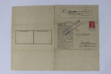Nazi Concentration Camp Gusen Letter