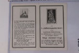 Funeral card for (5) SS Execution Victims