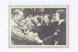 Nazi Adolf Hitler w/BDM Girls Postcard