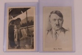 (2) Nazi Adolf Hitler Propaganda Postcards