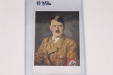 Nazi Color Adolf Hitler Propaganda Postcard