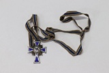 Nazi Silver Mother's Cross Medal w/Ribbon