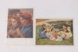(2) Nazi RAD women Postcards