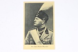 Nazi Mussolini/Il Duce Propaganda Postcard